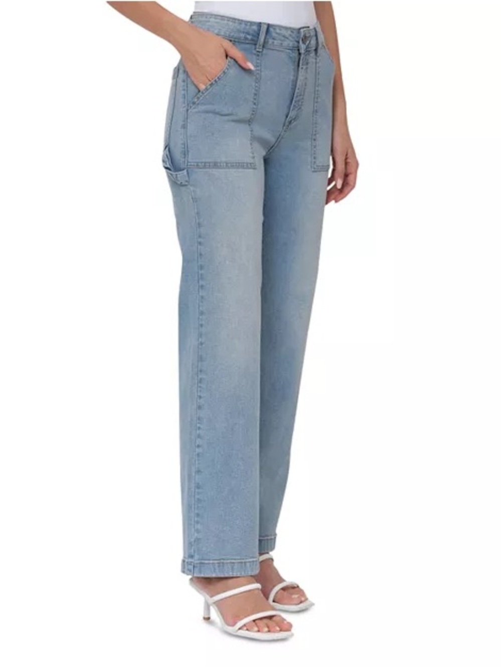 Bagatelle Collection high rise blue denim jeans